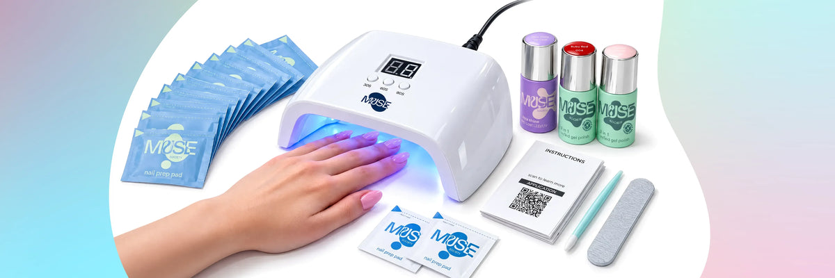 Ολοκληρωμένα Σετ ημιμόνιμου μανικιούρ - Muse Society Nails