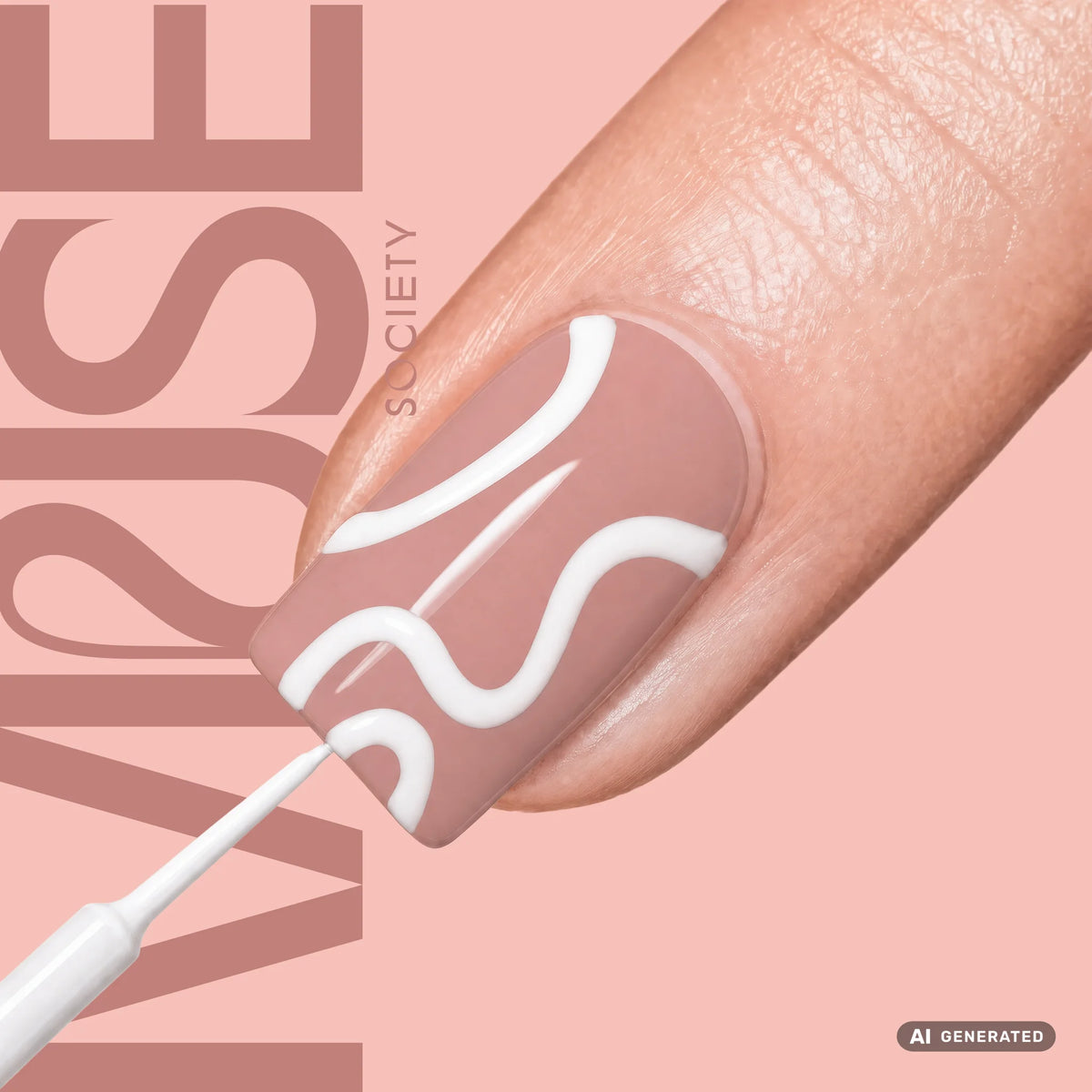 UV/LED Gel Art Liner True White #001