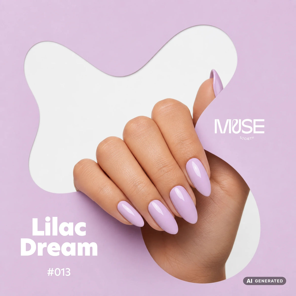 UV LED Ημιμόνιμο Βερνίκι Νυχιών Lilac Dream #013 πλήρες μανικιούρ